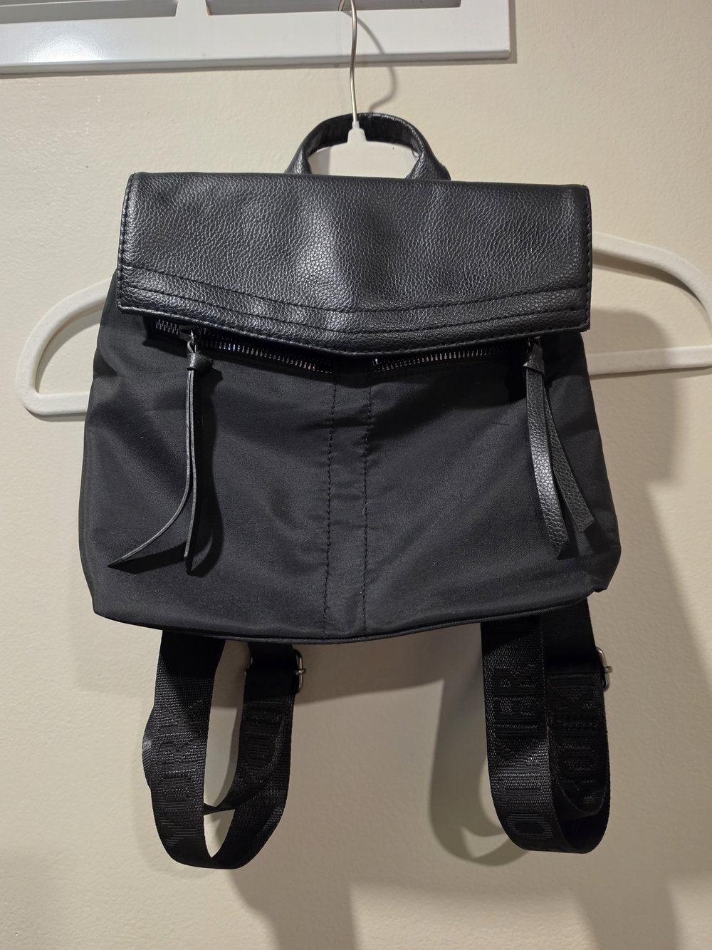 Botkier New York Black Trigger Mini Nylon Backpack